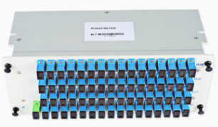 SCUPC LGX Kaseta do wkładania karty Pudełko na karty PLC Rozdzielacz optyczny 1x64 w linii poziomej