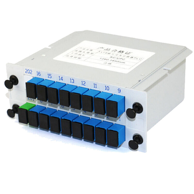 Rozdzielacz kasetowy LGX typu Plc Abs Box 1x16 ze złączem SC/UPC