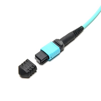Kabel światłowodowy OM3 MTP Mpo, kabel krosowy PVC LSZH Mpo kompatybilny z Fast Ethernet