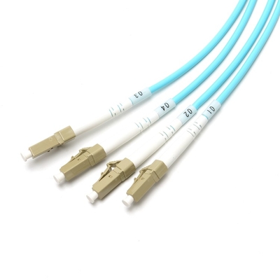 4-rdzeniowy kabel światłowodowy Sc Lc Opancerzony wielomodowy OM3 PVC LSZH 3,0 mm