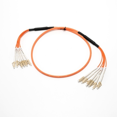 6-rdzeniowy kabel światłowodowy OM3, wielomodowy zworka światłowodowa Simplex LC LC 3,0 mm