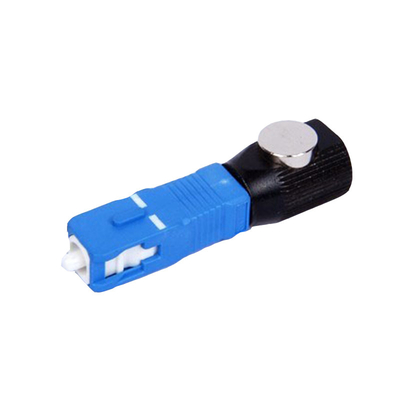 SC Bare Fiber Optic Adapter Simplex PVC / Materiał metalowy