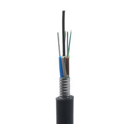 Kable światłowodowe zbrojone HDPE Jednomodowy płaszcz zewnętrzny GYTS / GYTA PE