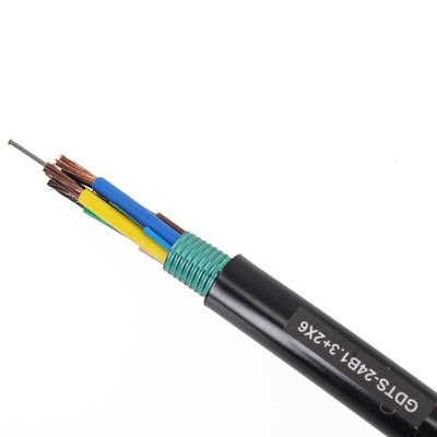 Miedziany hybrydowy kabel zasilający GDTA GDTS GDTA53 Wielomodowy zbrojony rdzeń 2-144