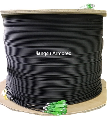 12 Cores Armored Patch cord  LSZH Double  Jacket FTTH Rodent Resistant Patch Jumper