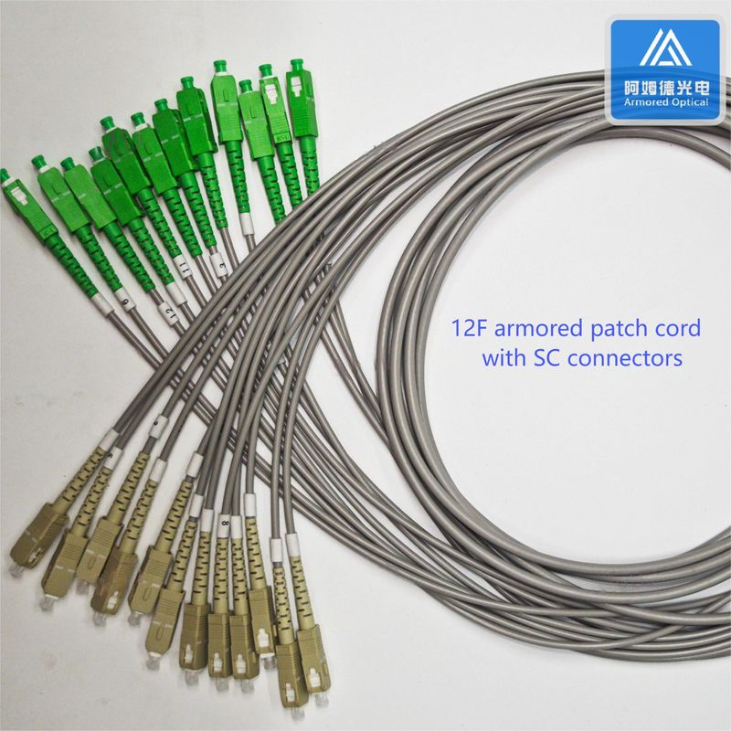 12 Core Spiral Armored Patch Cord